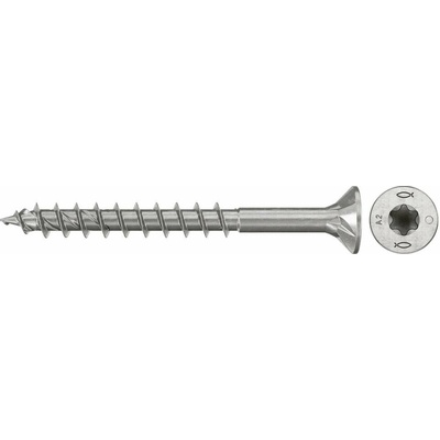 Fischer 574081 skrutky do drevotriesky 4.5 mm 70 mm TX Nerezová oceľ 100 ks