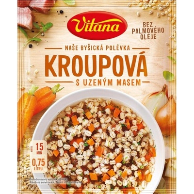 Vitana Naše Byšická polévka Kroupová s uzeným masem 55 g