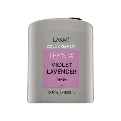 Lakmé Teknia Color Refresh Violet Lavender Mask подхранваща маска с цветни пигменти за коса с лилави нюанси 1000 ml