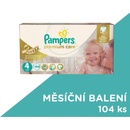 Pleny Pampers Premium Care 4 104 ks