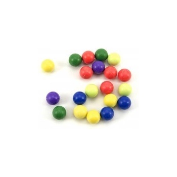 Teddies Kuličky cvrnkací nerozbitné asst 3 barvy v látkovém pytlíčku