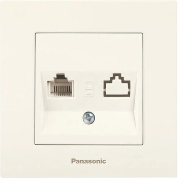 Panasonic РОЗЕТКА ТЕЛЕФОННА rj11 КРЕМ panasonic (8691136076599)