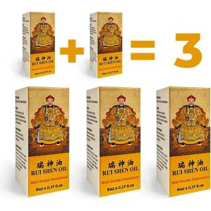  3 x Rui Shen Oil за задържане на еякулацията
