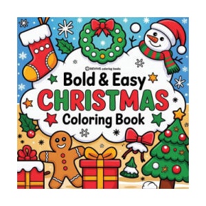Bold & Easy Christmas Coloring Book | Revive Coloring Books (ISBN: 9781834121833)