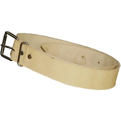 Praktický kožený pracovní opasek BROWN hnědá