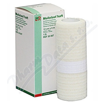 Mollelast Haft Obinadlo elast. fix. kohez. 12 cm x 4 m
