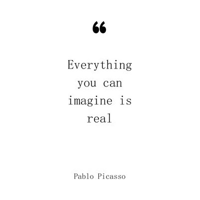 Plagát, Obraz - Picasso quote, Finlay & Noa, 30 × 40 cm