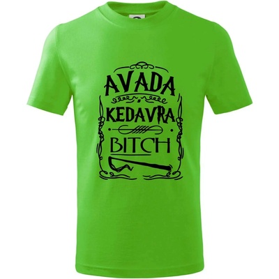 Harry Avada Kedavra tričko detské Apple Green