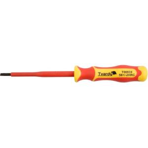 Tvardy Изолиран плосък отвертка 4x100 VDE 60899 (T00824)
