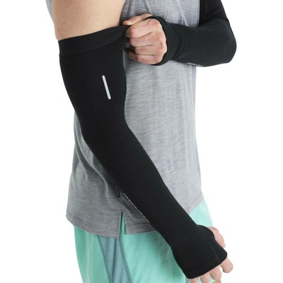 ICEBREAKER Unisex Merino 200 ZoneKnit Arm Sleeves Black