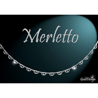Gold Design Merletto řetízek rhodium (GD246)