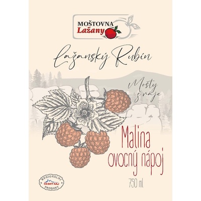 Moštovna Lažany Lažanský mošt malina 750 ml