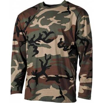 Image 1 of MFH Тениска с дълъг ръкав Woodland, 160 г/м2 (00113T)