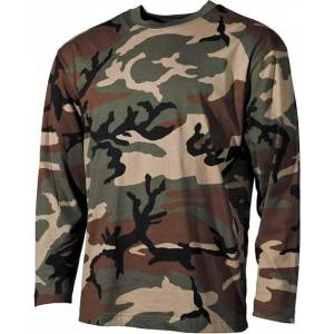 MFH Тениска с дълъг ръкав Woodland, 160 г/м2 (00113T)