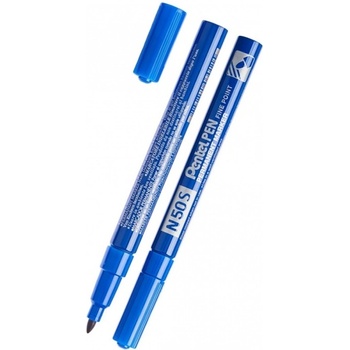 Image 1 of Pentel Перманентен маркер Pentel N50S син, 1.0 mm, с метално тяло