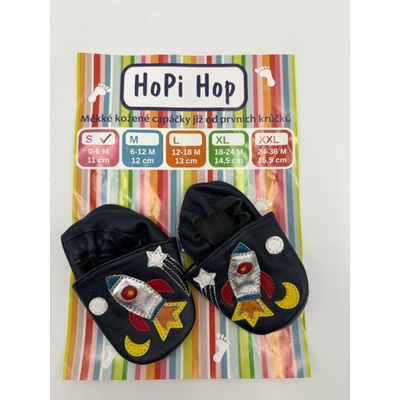 Hopi Hop barefoot kožené capáčky černá
