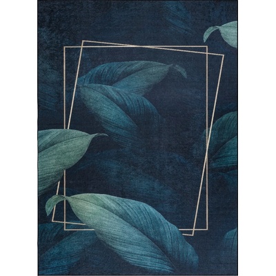 Dywany Łuszczów Andre Leaves 1170 modrá