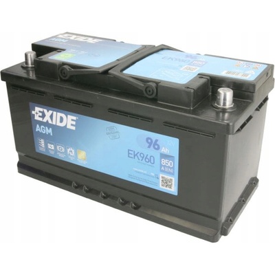 Exide AGM 12V 96Ah 850A EK960 – Zboží Mobilmania