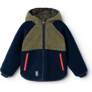 LIEWOOD Детско поларено яке LIEWOOD Kid's Jackson Reversible Casual jacket - Army Brown / Classic Navy - размер 98 (EU) (703-7288-0114)