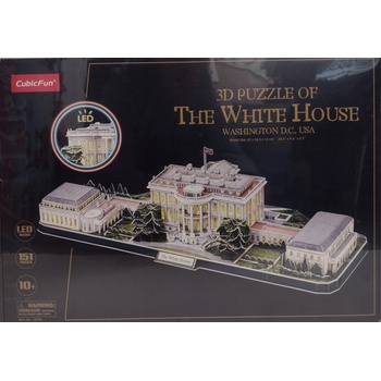 CubicFun 3D puzzle Svítící Bílý dům 151 ks