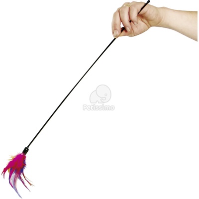Flamingo Wand with feathers 59 cm