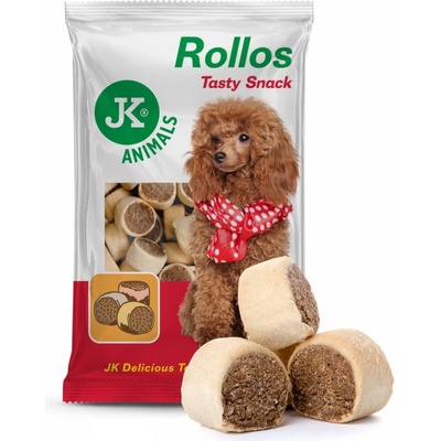 JK ANIMALS Biscuit Rollos morkový Tasty Snack 500 g