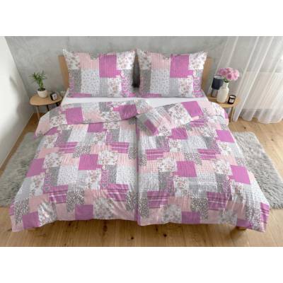 Áčko krep obliečky HOME Rosa 70x90 140x220