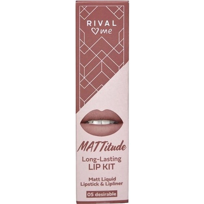 Rival Loves Me Konturovací tužka a rtěnka MATTitude 05 Desirable 4 g