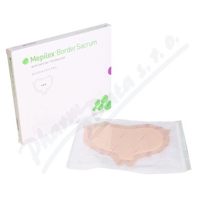 Mepilex Border Sacrum Krytí 22 x 25 cm 10 ks