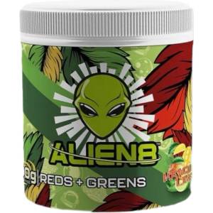 Alien8 Reds + Greens | with Probiotics & Enzymes [300 грама] Манго с лайм