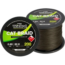 Wizard šnúra Cat Braid tmavo hnedá 200m 0,40mm 47,3kg
