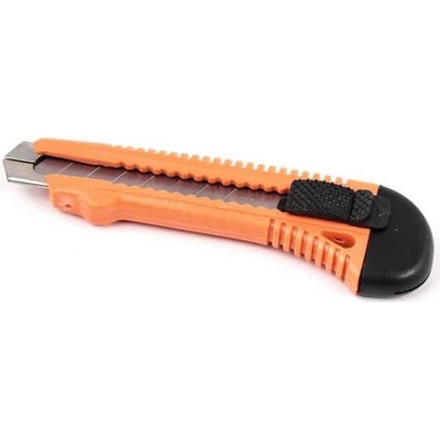 Nôž s ulamovacou čepeľou 18 mm, plastový s tlačítkom , XL-TOOLS