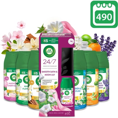 Air wick Freshmatic vůně na celý rok, strojek + 7 x 250ml náhradní náplň – Zboží Dáma