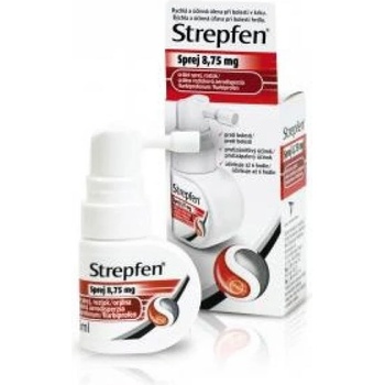 Strepfen Sprej 8,75 mg orálna roztoková aerodisperzia aer.ors.1 x 15 ml