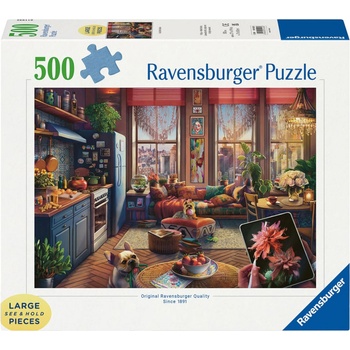 Ravensburger Пъзел Ravensburger от 500 XXL части - Уютно студио Бохо (7012001025)