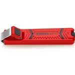 KNIPEX Кабелен нож, за изолация Ø8-28мм, червена ръкохватка 130мм, с фиксатор, - K162028SB (K162028SB)