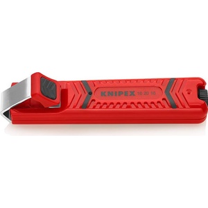 KNIPEX Кабелен нож, за изолация Ø8-28мм, червена ръкохватка 130мм, с фиксатор, - K162028SB (K162028SB)