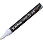  Маркер с лаков ефект Донау Donau 2.8 mm за стъкло и желязо, ВАР - Бял