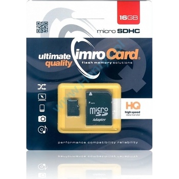 Imro microSD class 10 16GB MPK-0044-IMR-16GBXX