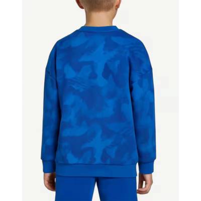 Adidas Originals All Over Print Crewneck Sweatshirt Blue