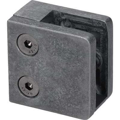 ZAMAK svorka skla plochá pro sklo 6–12,76 mm, Al/Zn