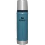 STANLEY 1913 Classic Legendary Thermos Bottle 0.59L - Thermos Keeps Hot or Cold for 18 Hours - Stainless Steel Thermos Flask - BPA Free - Dishwasher Safe - Hammertone Lake - 10-11345-043