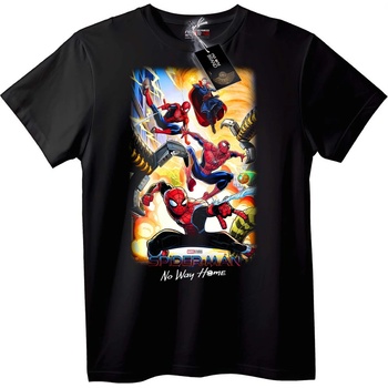 NOONEBRAND Тениска Spider-Man Няма връщане - M, White