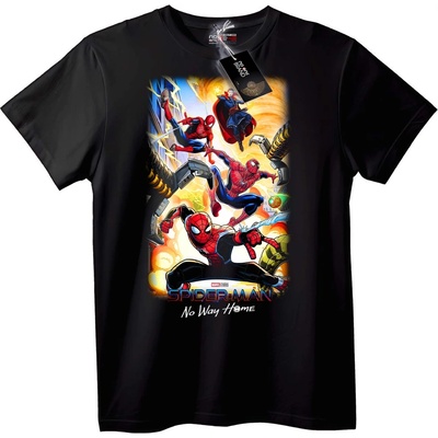 NOONEBRAND Тениска Spider-Man Няма връщане - M, White