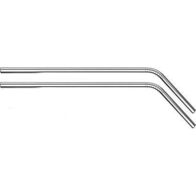 Horecano Barware-Метални сламки с наклон 6 бр. СРЕБРО (hc- 93909) (0193909)