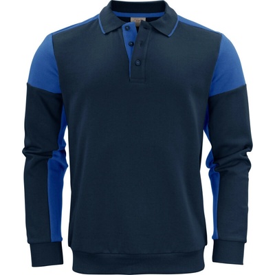 Printer mikina Polo Prime Polosweater navy/cobalt