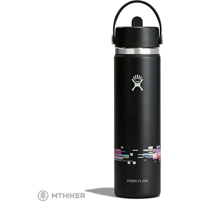 Hydro Flask Wide Flex Straw Cap termoska 710 ml glitch black