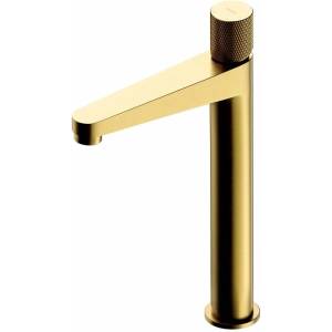 Omnires Висок смесител за умивалник Omnires Contour, цвят матово злато (CT8012GLB)