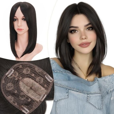 Topper s ofinou Elailite 35cm tmavě hnědá