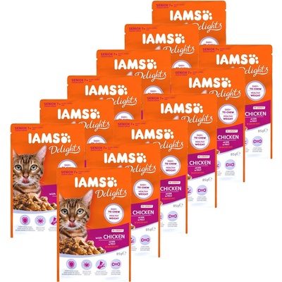Iams Senior Cat пиле 12 x 85 г
